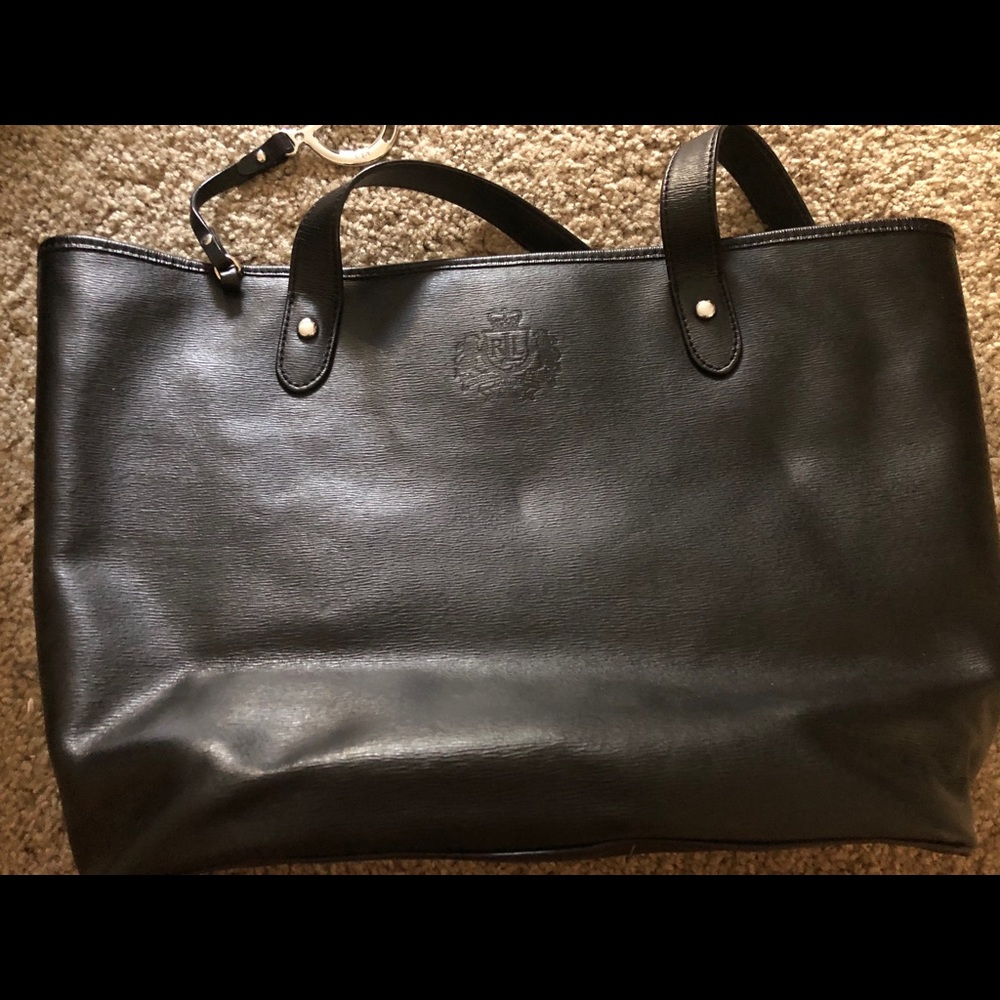 Gorgeous Ralph Lauren black tote
